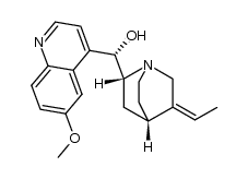 (S)-((2R)-5-ethylidene-1-azabicyclo[2.2.2]oct-2-yl)-(6-methoxy-quinoline-4-yl)-methanol Structure