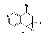 8-bromo-5,6-epoxy-5,6,7,8-tetrahydroisoquinoline结构式