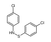 4-chloro-N-(4-chlorophenyl)sulfanylaniline Structure