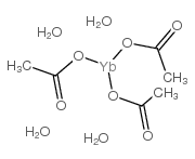 乙酸镱(III)四水合物结构式