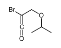 2-bromo-3-propan-2-yloxyprop-1-en-1-one结构式