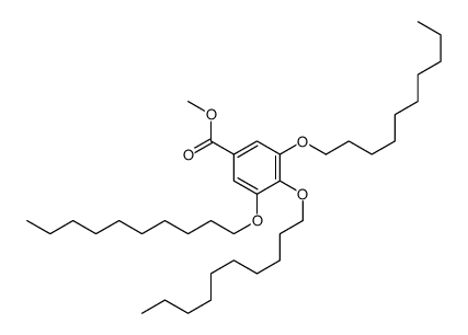 methyl 3,4,5-tris-decoxybenzoate结构式