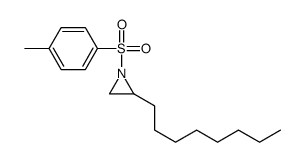 1-(4-methylphenyl)sulfonyl-2-octylaziridine结构式