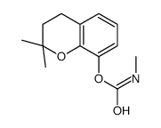(2,2-dimethyl-3,4-dihydrochromen-8-yl) N-methylcarbamate Structure
