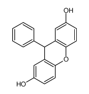 9-phenyl-9H-xanthene-2,7-diol结构式