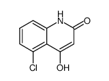 5-chloro-2,4-quinolinediol Structure