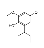2-but-3-en-2-yl-4,6-dimethoxyphenol Structure