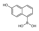 Boronic acid, (6-hydroxy-1-naphthalenyl)- (9CI) Structure