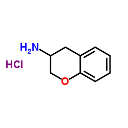 苯并二氢吡喃-3-胺盐酸盐结构式