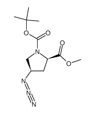 BOC-(4S)Azp-OMe结构式