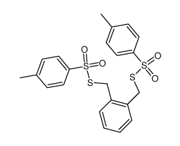1,2-Bis(p-tolylsulfonylthiomethyl)benzene结构式
