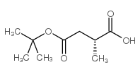 (R)-2-Methylsuccinic acid 4-tert-butyl ester Structure