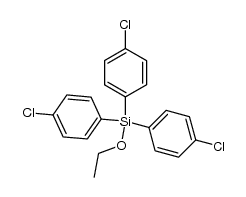 (ph-4-Cl)3Si(Oet) Structure