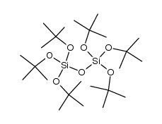 disilicic acid hexa-tert-butyl ester Structure