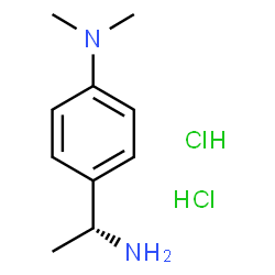 (R)-4-(1-氨基乙基)-N,N-二甲基苯胺二盐酸盐结构式