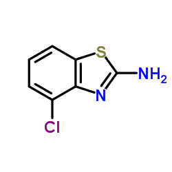 2-氨基-4-氯苯并噻唑结构式