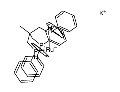 K[(MeC(CH2PPh2)3)Ru(H)3]结构式