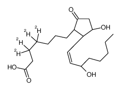 Prostaglandin E1-d4结构式