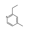 2-ethyl-4-methylpyridine结构式