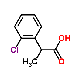 2-(2-Chlorophenyl)propanoic acid structure