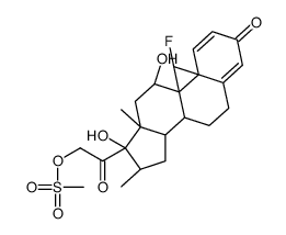 Dexamethasone 21-Mesylate Structure