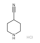 PIPERIDINE-4-CARBONITRILE HYDROCHLORIDE structure