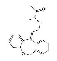 (E)-N-Acetyl-N-desMethyl Doxepin结构式