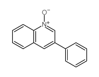 Quinoline, 3-phenyl-,1-oxide Structure