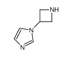 1H-Imidazole,1-(3-azetidinyl)-(9CI) Structure