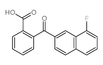 Benzoic acid,2-[(8-fluoro-2-naphthalenyl)carbonyl]- Structure