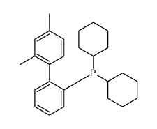Dicyclohexyl(2',4'-dimethyl-2-biphenylyl)phosphine Structure