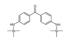 4,4'-Bis[(trimethylsilyl)amino]benzophenone Structure