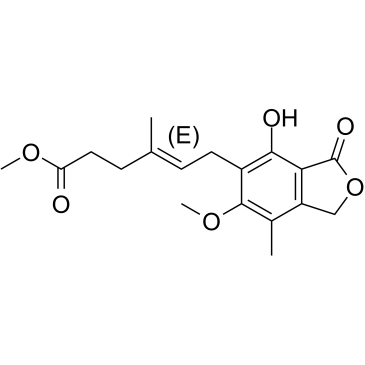 Mycophenolic Acid Methyl Ester Structure
