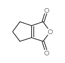 1-CYCLOPENTENE-1,2-DICARBOXYLIC ANHYDRIDE Structure