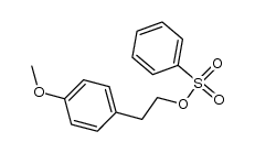 2-(p-methoxyphenyl)ethyl benzenesulphonate Structure
