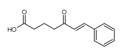 (E)-5-oxo-7-phenylhept-6-enoic acid结构式