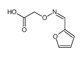 {[(E)-(2-Furylmethylene)amino]oxy}acetic acid Structure