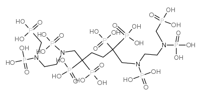 三亚乙基四胺六(甲基膦酸)结构式