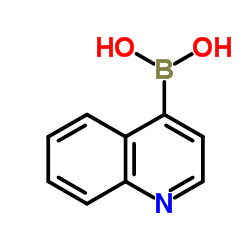 4-喹啉硼酸结构式
