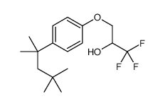 1,1,1-trifluoro-3-[4-(2,4,4-trimethylpentan-2-yl)phenoxy]propan-2-ol结构式