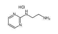 N1-(Pyrimidin-2-yl)ethane-1,2-diamine hydrochloride Structure