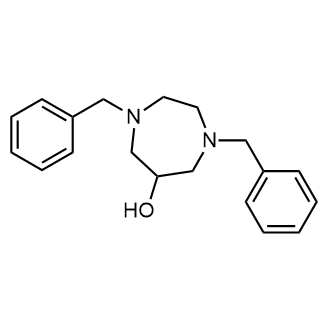 1,4-二苄基-1,4-二氮杂-6-醇结构式