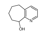 6,7,8,9-Tetrahydro-5H-cyclohepta[b]pyridin-9-ol结构式