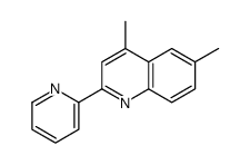 4,6-dimethyl-2-pyridin-2-ylquinoline Structure