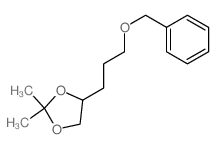 1,3-Dioxolane,2,2-dimethyl-4-[3-(phenylmethoxy)propyl]- Structure