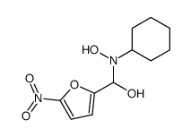 (cyclohexyl(hydroxy)amino)(5-nitrofuran-2-yl)methanol结构式