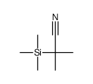 2-methyl-2-trimethylsilylpropanenitrile结构式