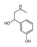 3-[1-Hydroxy-2-(methylamino)ethyl]phenol结构式