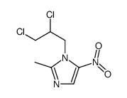 1-(2,3-Dichloropropyl)-2-methyl-5-nitro-1H-imidazole结构式