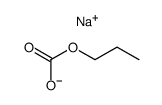 carbonic acid monopropyl ester, sodium-salt结构式